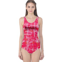 Mosaic Tapestry One Piece Swimsuit by essentialimage