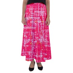 Mosaic Tapestry Flared Maxi Skirt