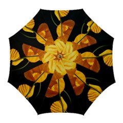 Yellow Poppies Golf Umbrellas by Audy