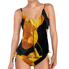 Yellow Poppies Tankini Set