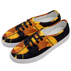 Yellow Poppies Women s Classic Low Top Sneakers