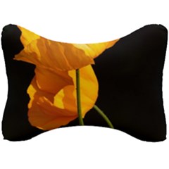 Yellow Poppies Seat Head Rest Cushion by Audy