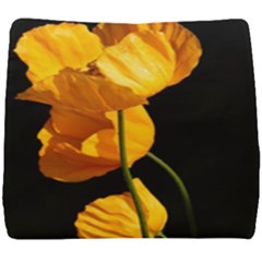 Yellow Poppies Seat Cushion by Audy