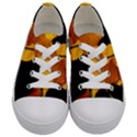 Yellow Poppies Kids  Low Top Canvas Sneakers View1