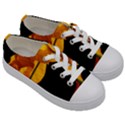 Yellow Poppies Kids  Low Top Canvas Sneakers View3