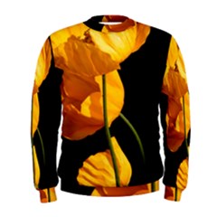 Yellow Poppies Men s Sweatshirt