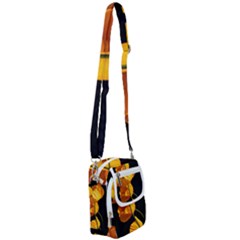 Yellow Poppies Shoulder Strap Belt Bag by Audy