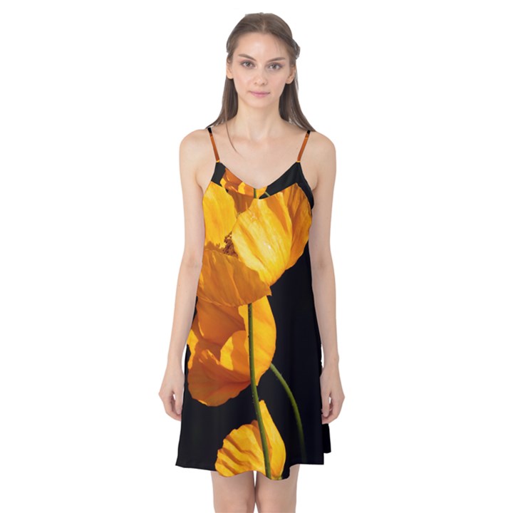 Yellow Poppies Camis Nightgown