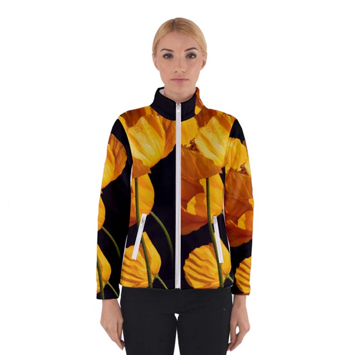 Yellow Poppies Winter Jacket