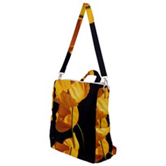 Yellow Poppies Crossbody Backpack by Audy