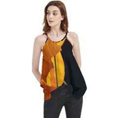 Yellow Poppies Flowy Camisole Tank Top