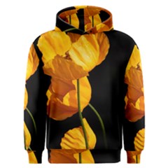 Yellow Poppies Men s Overhead Hoodie