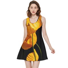 Yellow Poppies Inside Out Reversible Sleeveless Dress