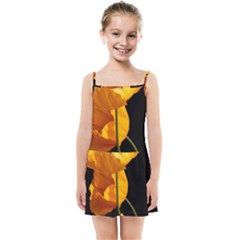 Yellow Poppies Kids  Summer Sun Dress by Audy