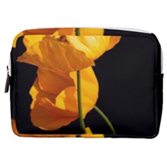 Yellow Poppies Make Up Pouch (medium) by Audy