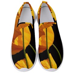 Yellow Poppies Men s Slip On Sneakers by Audy