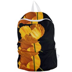 Yellow Poppies Foldable Lightweight Backpack by Audy