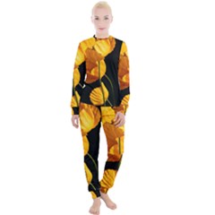 Yellow Poppies Women s Lounge Set