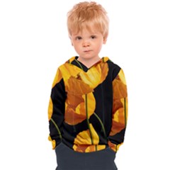 Yellow Poppies Kids  Overhead Hoodie by Audy