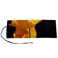 Yellow Poppies Roll Up Canvas Pencil Holder (s) by Audy