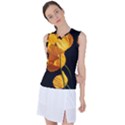 Yellow Poppies Women s Sleeveless Sports Top View1