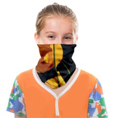 Yellow Poppies Face Covering Bandana (kids)