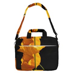 Yellow Poppies Shoulder Laptop Bag by Audy