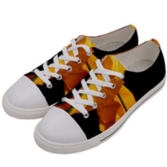 Yellow Poppies Women s Low Top Canvas Sneakers by Audy