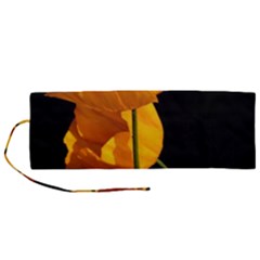 Yellow Poppies Roll Up Canvas Pencil Holder (m) by Audy