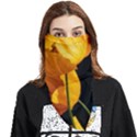 Yellow Poppies Face Covering Bandana (Triangle) View1