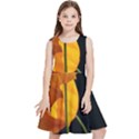 Yellow Poppies Kids  Skater Dress View1