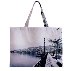 Winter Season Zipper Mini Tote Bag by Audy