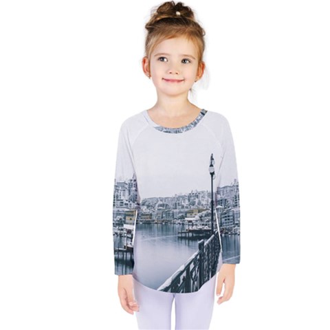 Winter Season Kids  Long Sleeve Tee by Audy