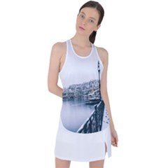 Winter Season Racer Back Mesh Tank Top by Audy