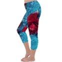 Red Roses In Water Capri Winter Leggings  View2