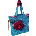 Red Roses In Water Drawstring Tote Bag View2