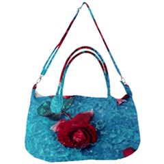 Red Roses In Water Removal Strap Handbag