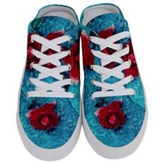 Red Roses In Water Half Slippers by Audy