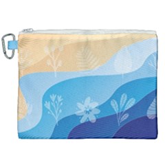 Flower Branch Corolla Wreath Lease Canvas Cosmetic Bag (xxl) by HermanTelo