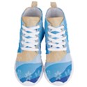 Flower Branch Corolla Wreath Lease Women s Lightweight High Top Sneakers View1