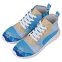 Flower Branch Corolla Wreath Lease Women s Lightweight High Top Sneakers View2