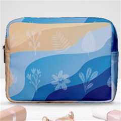 Flower Branch Corolla Wreath Lease Make Up Pouch (large) by HermanTelo