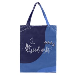 Background Good Night Classic Tote Bag