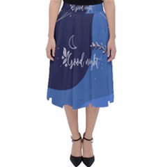 Background Good Night Classic Midi Skirt by Mariart