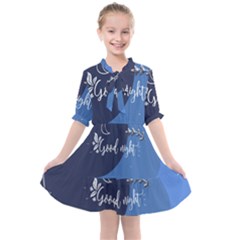 Background Good Night Kids  All Frills Chiffon Dress