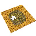 Lizards In Love In The Land Of Flowers Wooden Puzzle Square View3