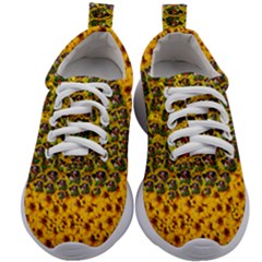 Lizards In Love In The Land Of Flowers Kids Athletic Shoes by pepitasart