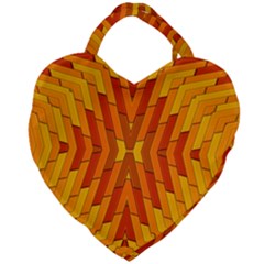 Golden 25 Giant Heart Shaped Tote by impacteesstreetweargold