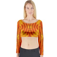 Golden 25 Long Sleeve Crop Top by impacteesstreetweargold