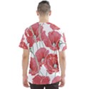 Red poppy flowers Men s Sport Mesh Tee View2